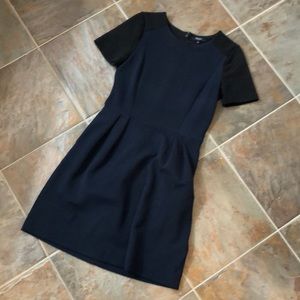 Madewell Navy/black dress size 2. Like new cond.